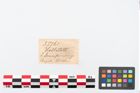 Etikett zu Bernsteinringperle (NHMW-PRAE-035761)
